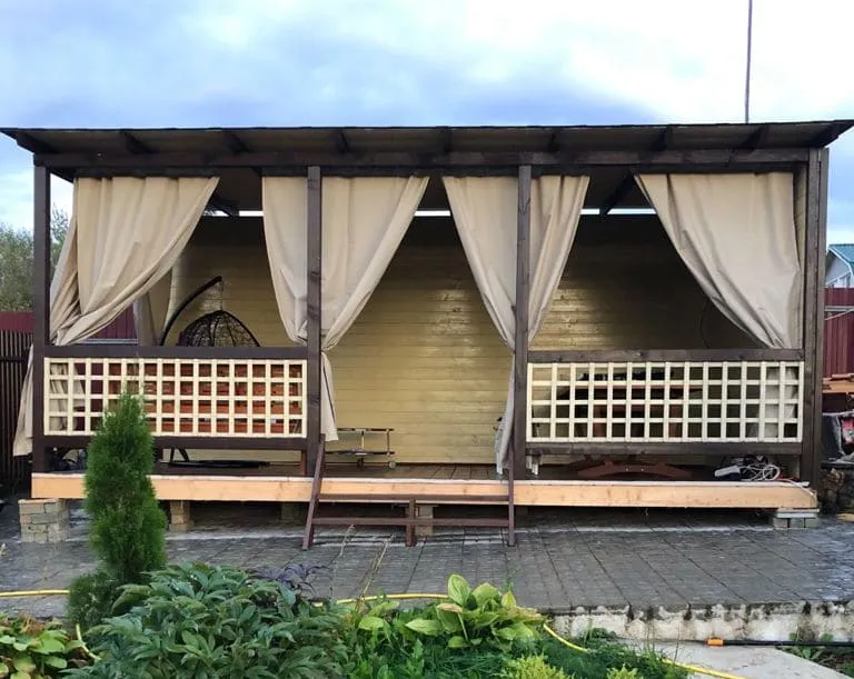 Веранда 100×100